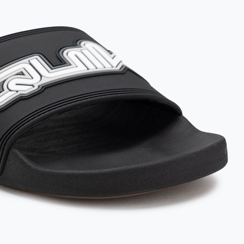 Quiksilver men's Rivi Wordmark Slide II flip-flops black 5 7