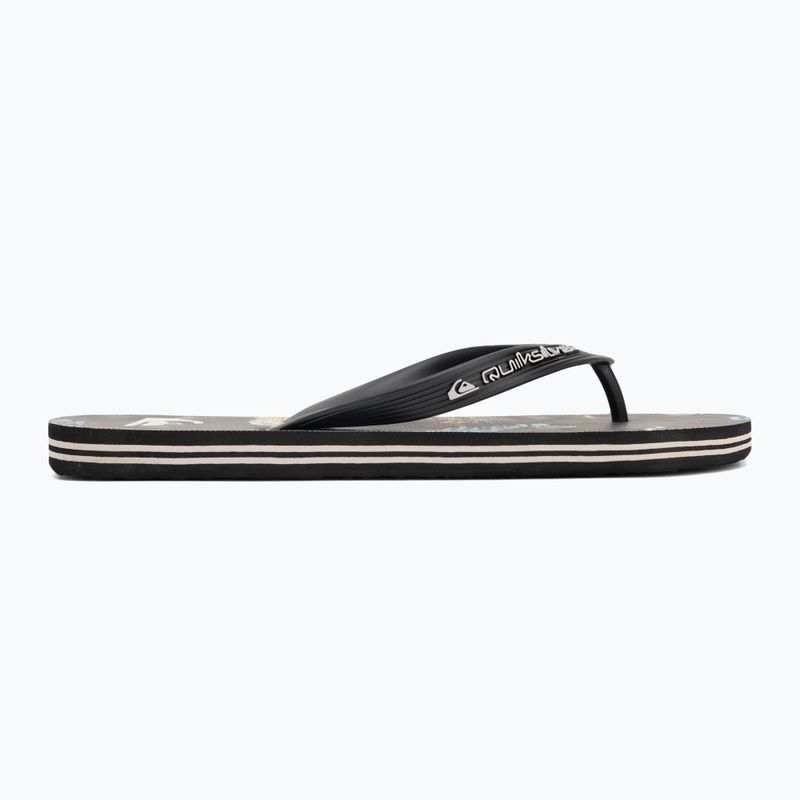 Quiksilver Molokai men's flip flops Art 25 black naturama 2