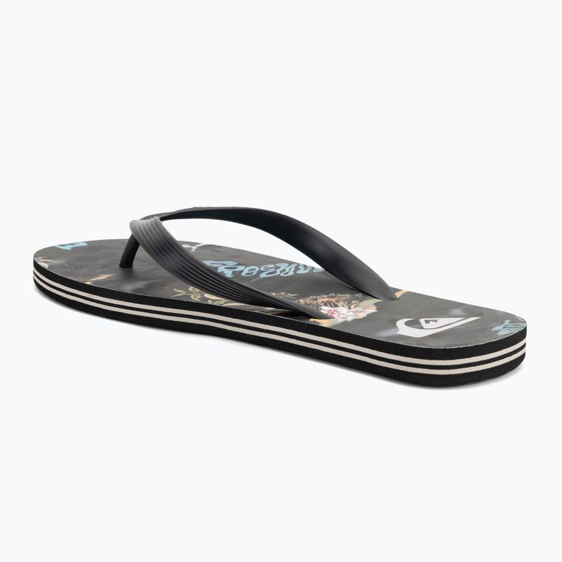Quiksilver Molokai men's flip flops Art 25 black naturama 3