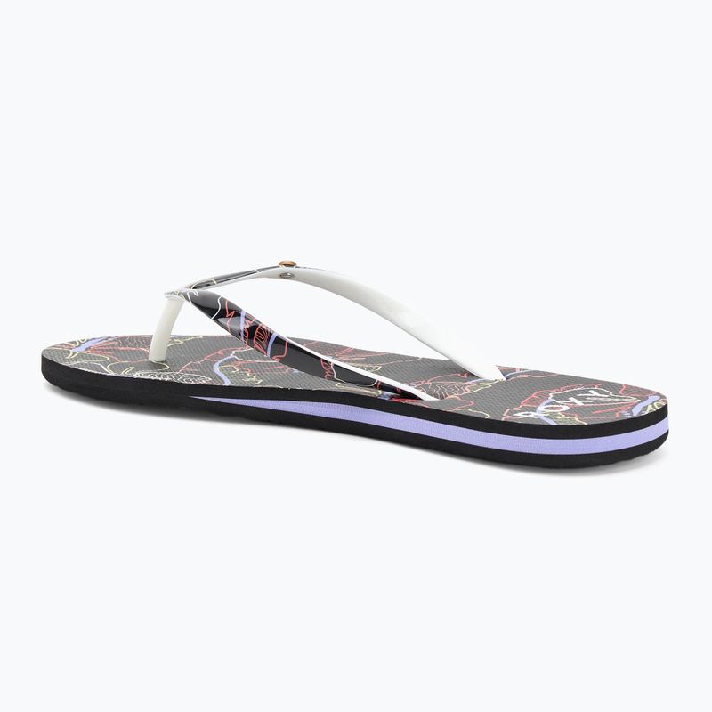 ROXY Portofino III women's flip flops dc black multi camo 3