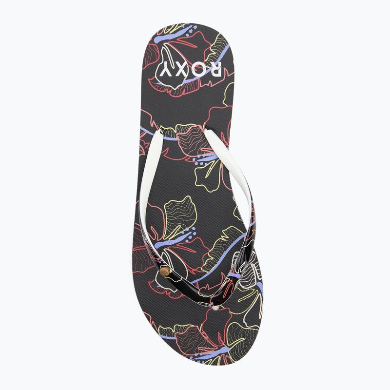 ROXY Portofino III women's flip flops dc black multi camo 5