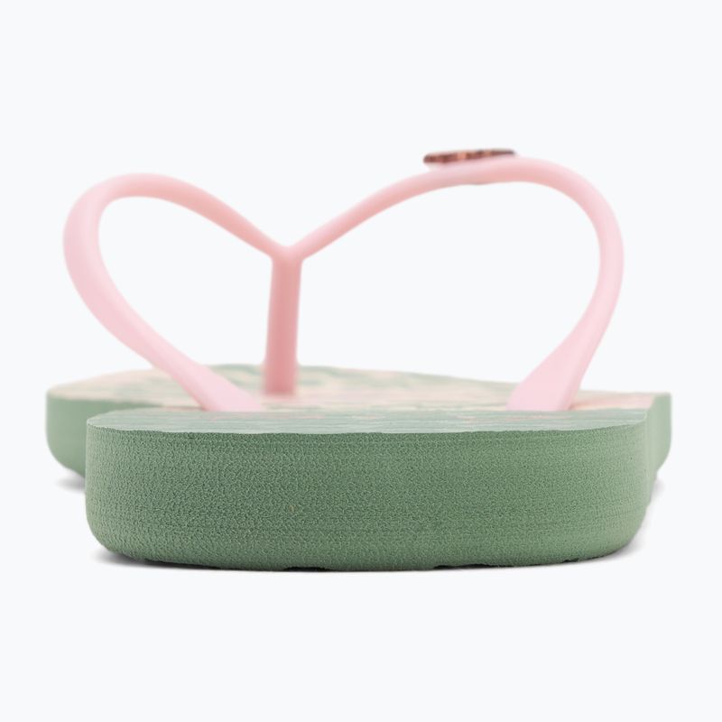 Women's ROXY Viva Stamp II sage flip flops 6