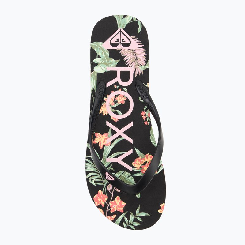 ROXY Tahiti VII women's flip flops black 5