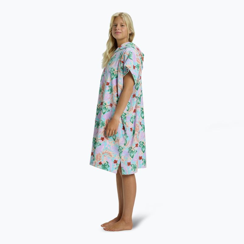 Women's Billabong Hooded Towel coastal blue swimming poncho 3