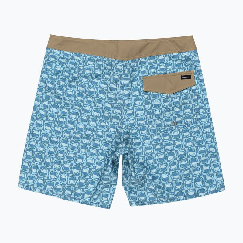 Quiksilver men's Surfsilk Straight Leg 18" florever aquifer swim shorts 2