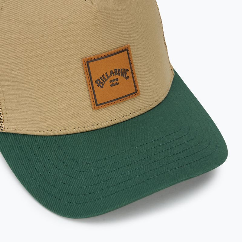Men's Billabong Stacked Trucker black/tan baseball cap 3