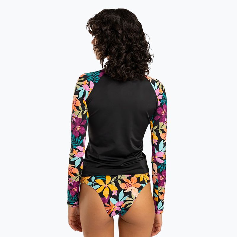 Women's Billabong Surf Capsule night tropical swimming longsleeve 3