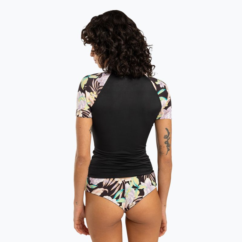 Women's swim shirt Billabong Surf Capsule black multi 2