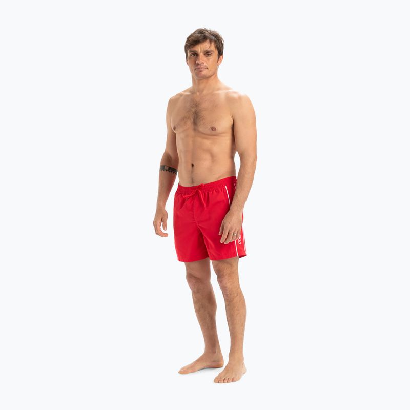 Men's Quiksilver Everyday Vert Volley 16" high risk red swim shorts 2