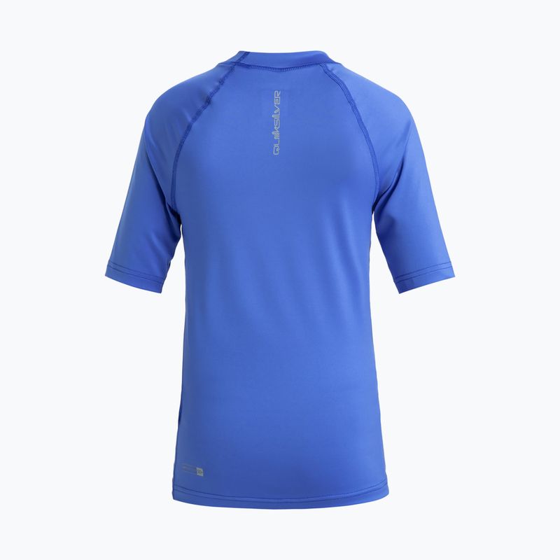 Quiksilver Everyday UPF50 nebulas blue children's swim shirt 2
