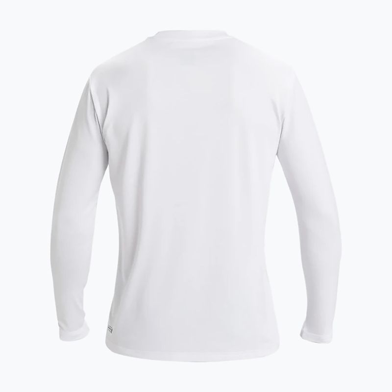 Men's swimming longsleeve Quiksilver DNA Bubble Logo white 2