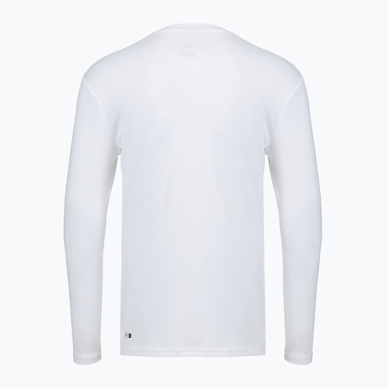 Men's swimming longsleeve Quiksilver DNA Bubble Logo white 2