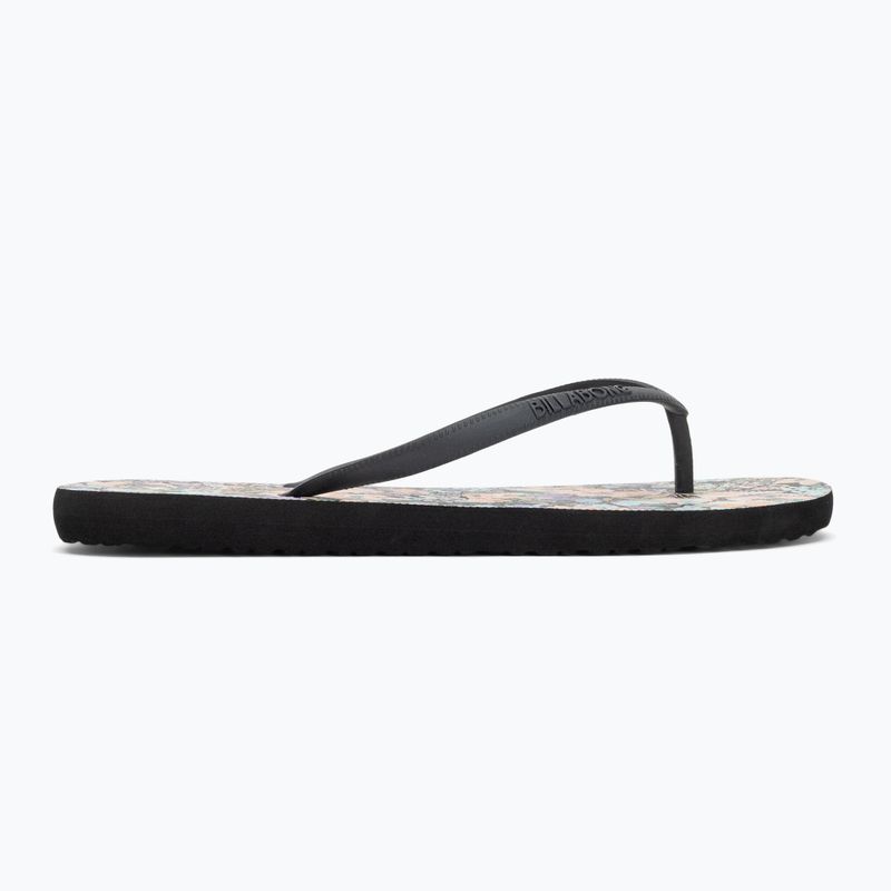 Women's Billabong Dama flip flops black multi 2