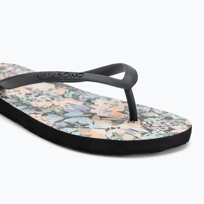 Women's Billabong Dama flip flops black multi 7
