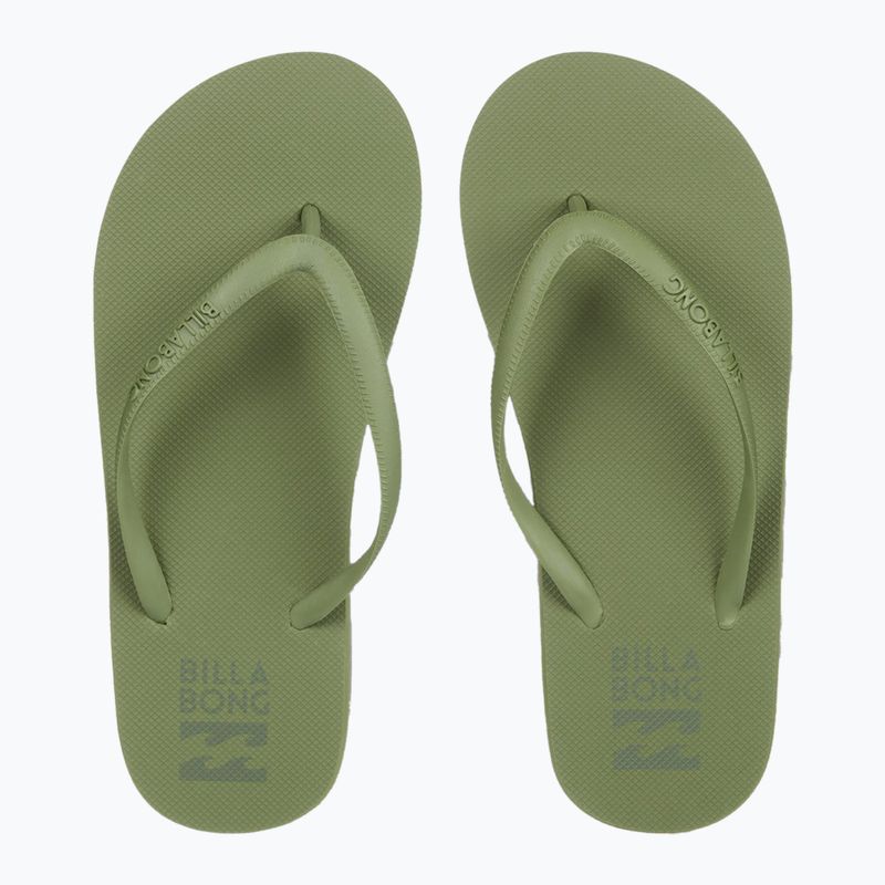 Women's Billabong Sunlight avocado flip flops 3
