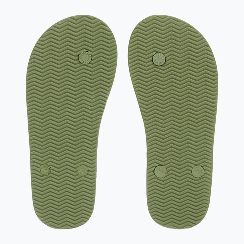 Women's Billabong Sunlight avocado flip flops 4