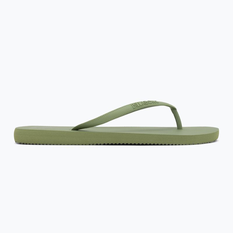Women's Billabong Sunlight avocado flip flops 2