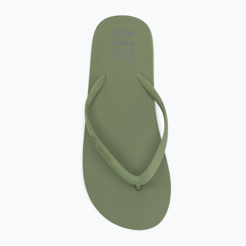 Women's Billabong Sunlight avocado flip flops 5