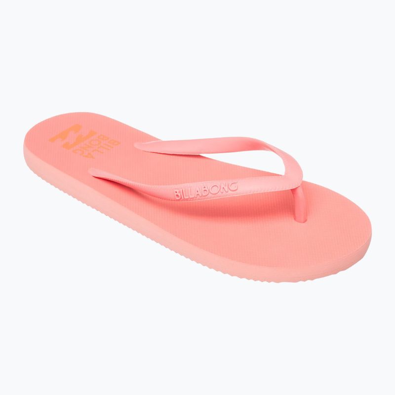 Women's Billabong Sunlight peach tart flip flops
