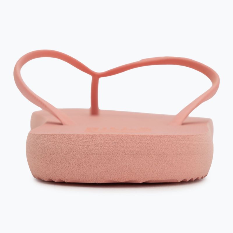 Women's Billabong Sunlight peach tart flip flops 6