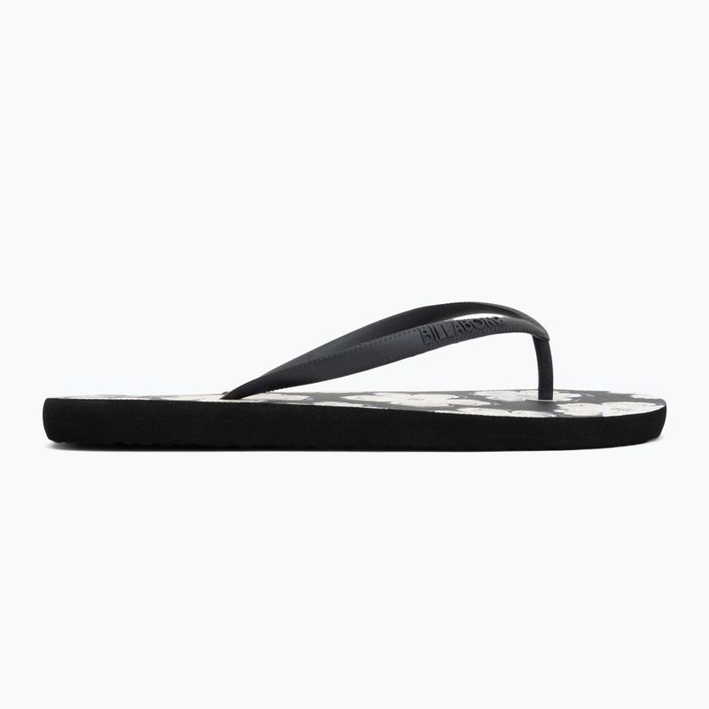 Women's Billabong Dama black pebble flip flops 2