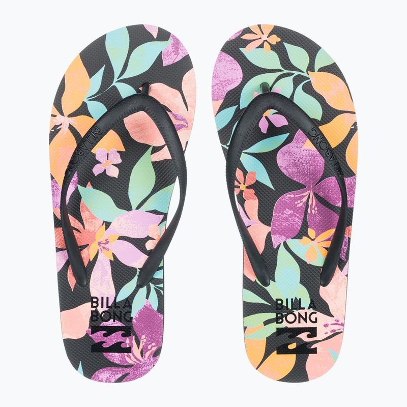 Women's Billabong Dama night tropical flip flops 3