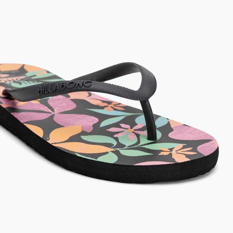 Women's Billabong Dama night tropical flip flops 7