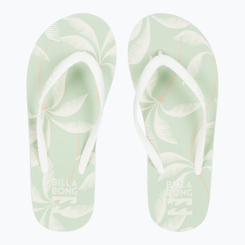 Women's Billabong Dama pistachio flip flops 3