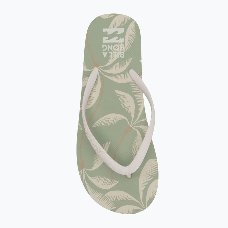 Women's Billabong Dama pistachio flip flops 5