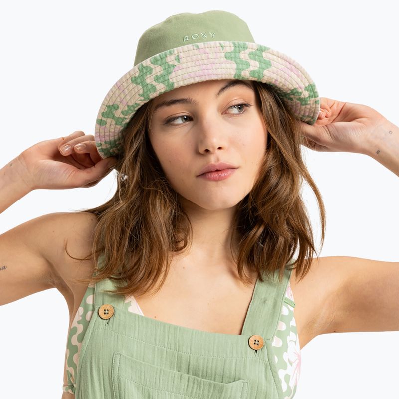 ROXY Jasmine Paradise basil party waves yw hat 8