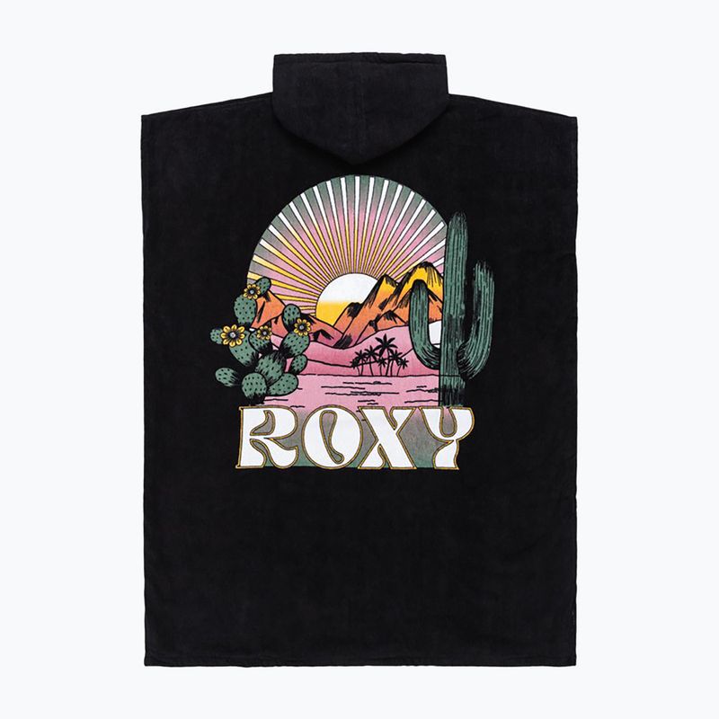 ROXY Infinite Lagoon women's poncho anthracite 2