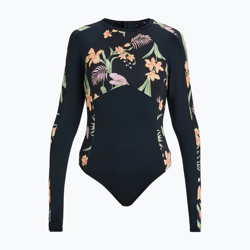 Women's one-piece swimsuit ROXY Fashion anthracite island escape
