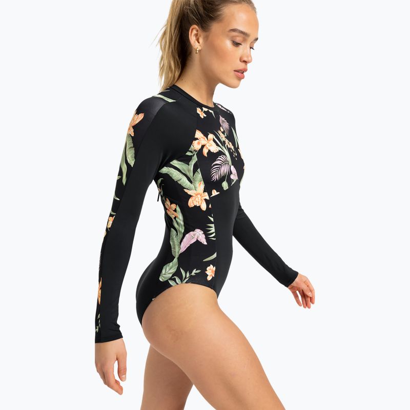 Women's one-piece swimsuit ROXY Fashion anthracite island escape 5