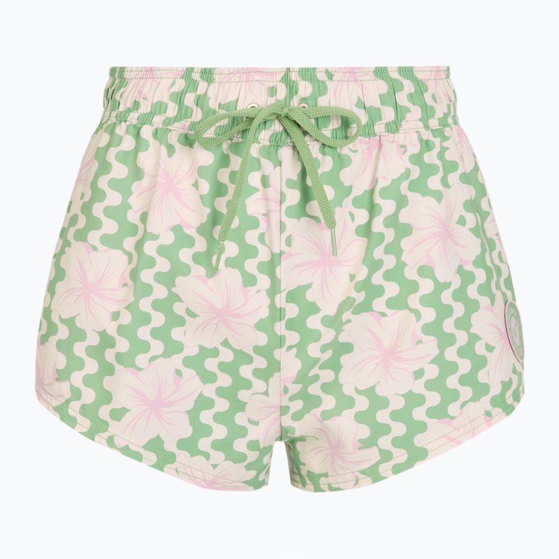 Women's swim shorts ROXY No Bad Waves basil party waves yw