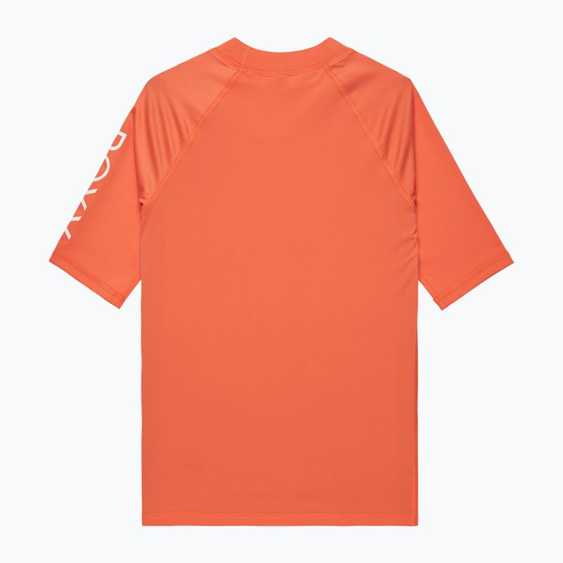 ROXY Wholehearted emberglow children's swim shirt 2