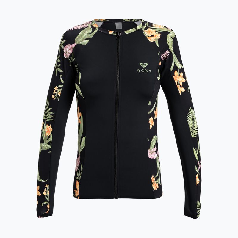 Women's swimming longsleeve ROXY Zip Lycra anthracite island escape 4