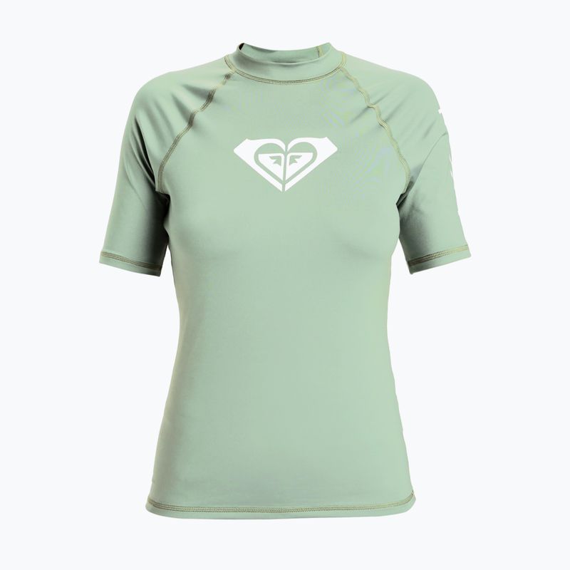 Women's swimming t-shirt ROXY Whole Hearted basil 6