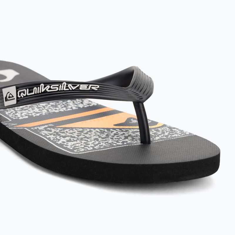 Men's Quiksilver Java Art flip flops black 1 7