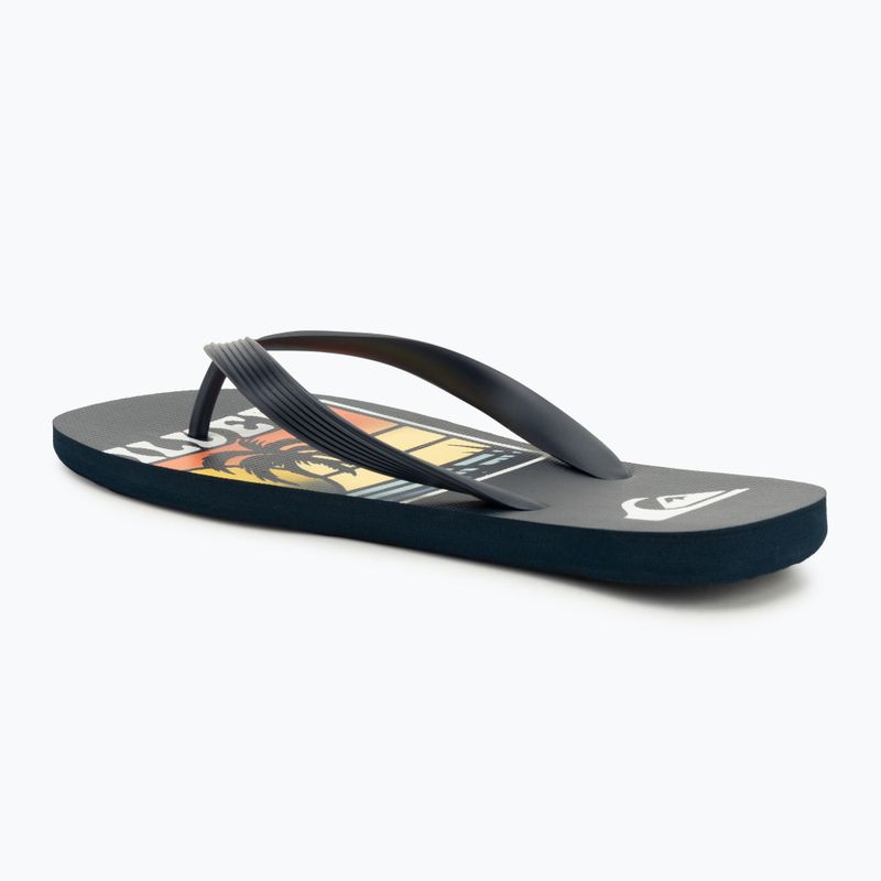 Men's Quiksilver Java Art flip flops blue 5 3