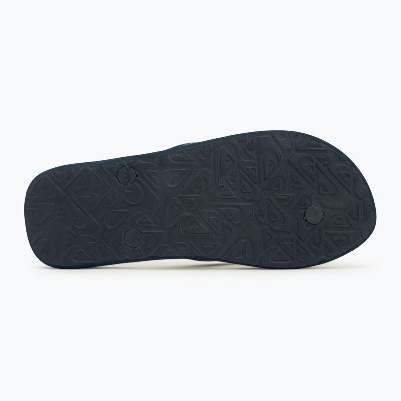 Men's Quiksilver Java Art flip flops blue 5 4