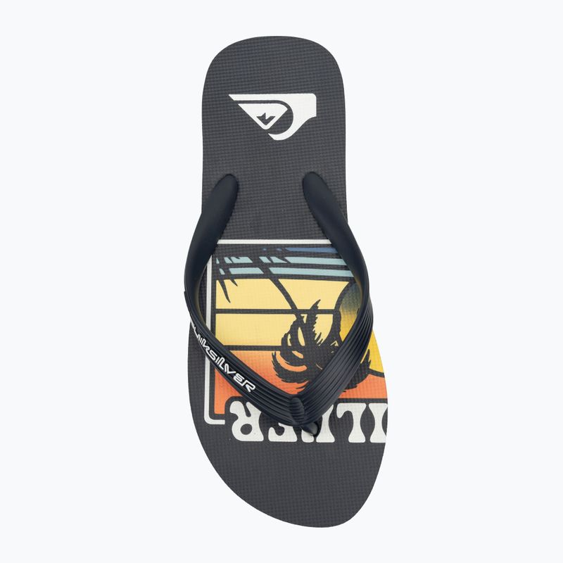 Men's Quiksilver Java Art flip flops blue 5 5
