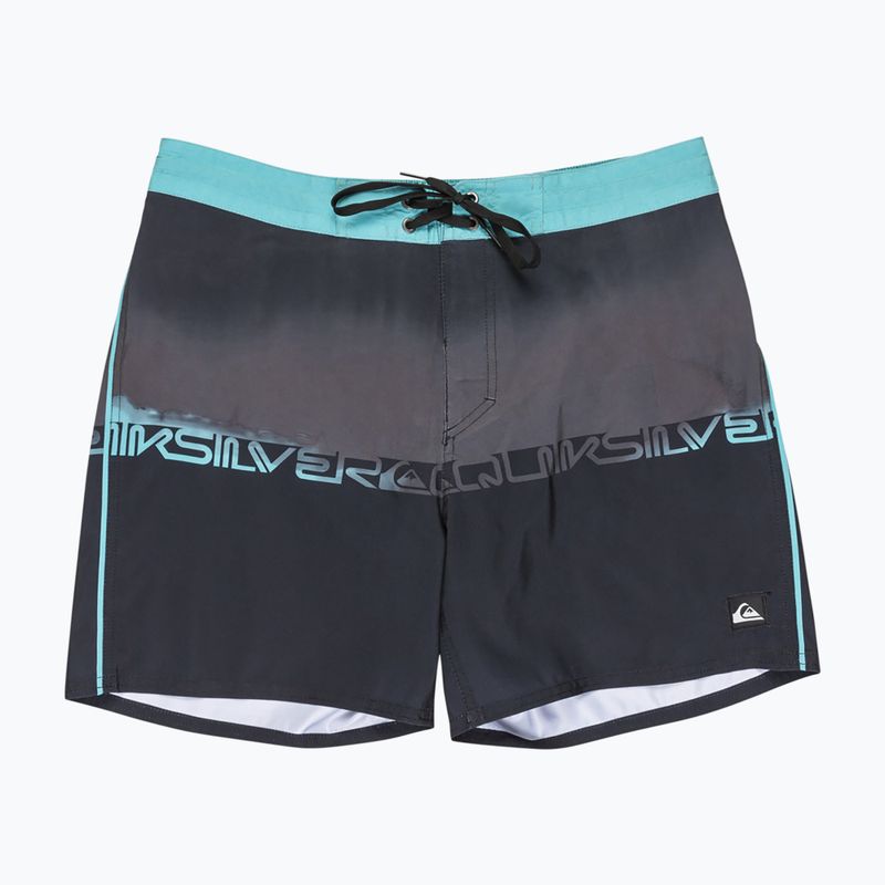 Men's Quiksilver Everyday Half Jam 16" black wordblock swim shorts