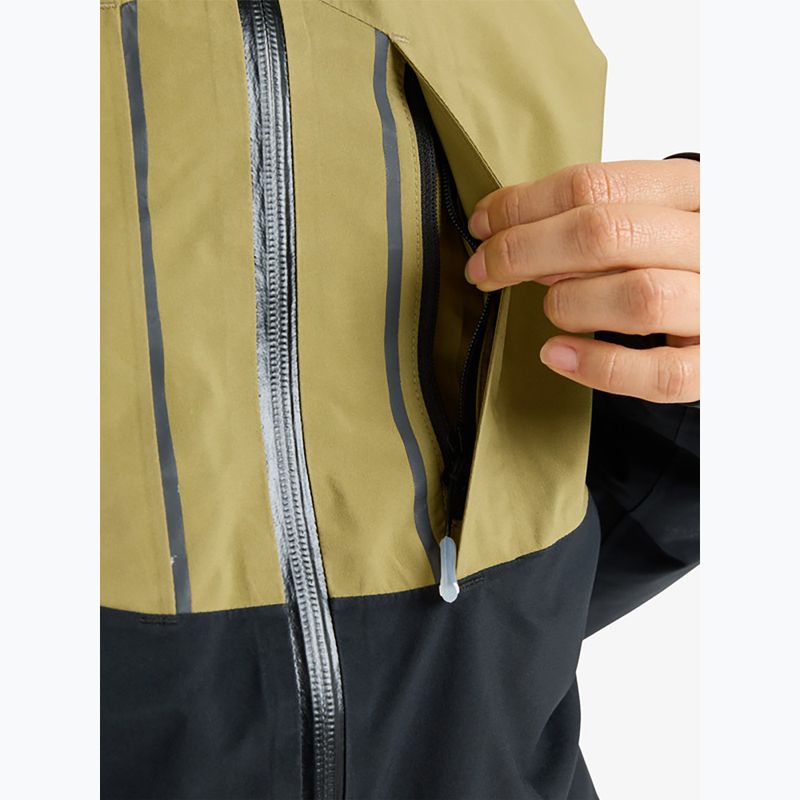 Women's snowboard jacket ROXY Gore-Tex Stretch Purelines fennel seed 8