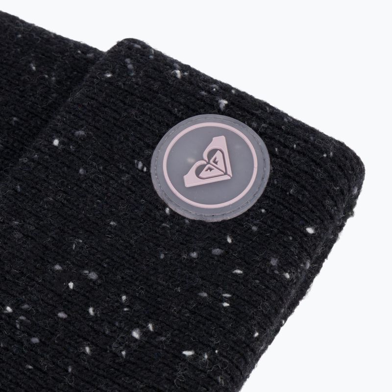 Women's winter hat ROXY Frozenlake Beanie true black 3