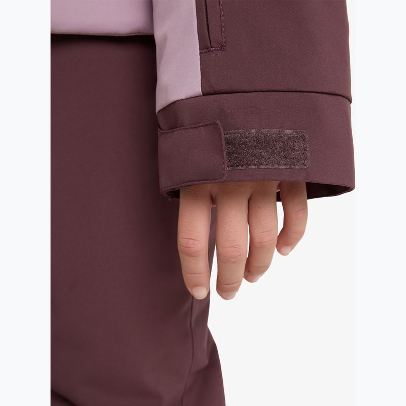 Children's snowboard jacket ROXY Free Jet Block discreet mauve 10