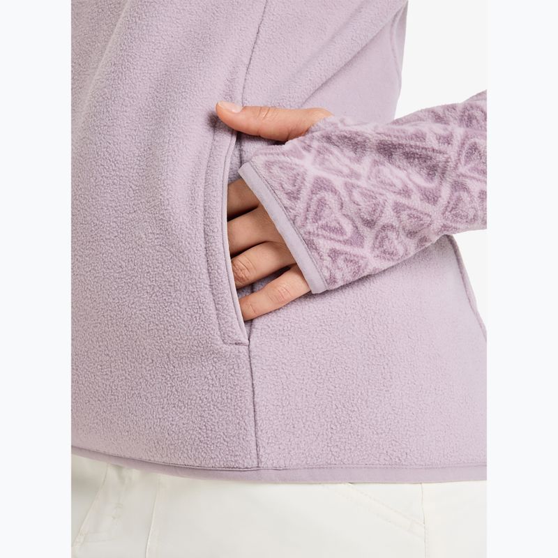 Women's sweatshirt ROXY Sayna Half Zip nirvana/roxygram tonal 6