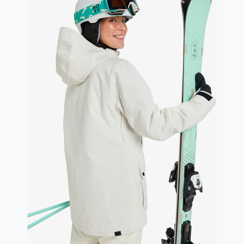 Women's snowboard jacket ROXY Stated whisper white 3