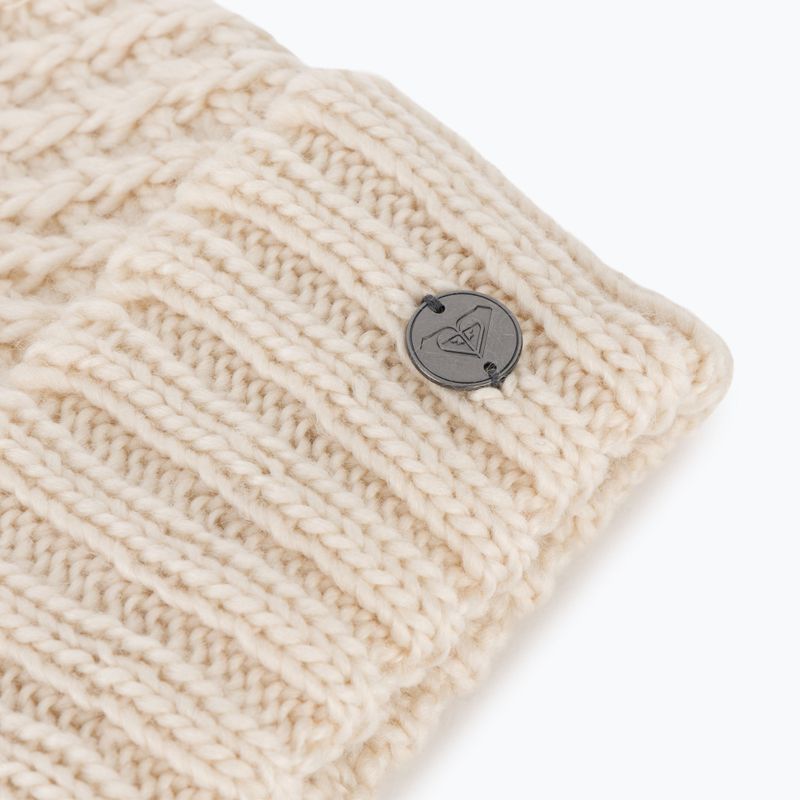 Women's winter hat ROXY Blizzard Beanie whisper white 3