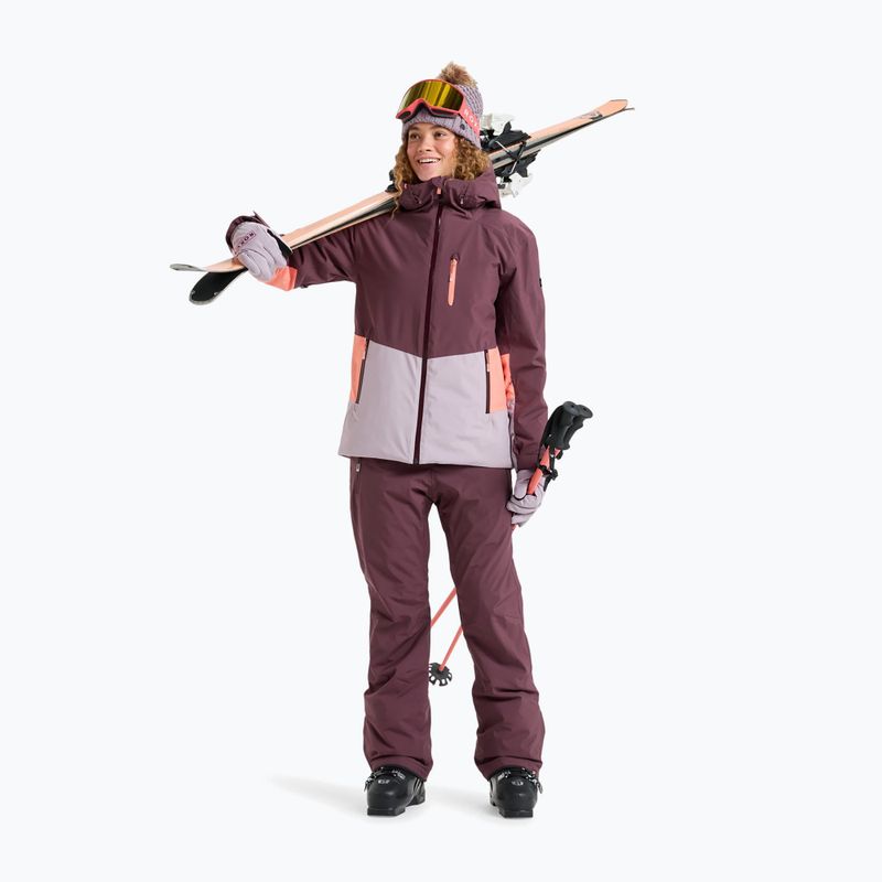 Women's snowboard jacket ROXY Stormdash huckleberry 2