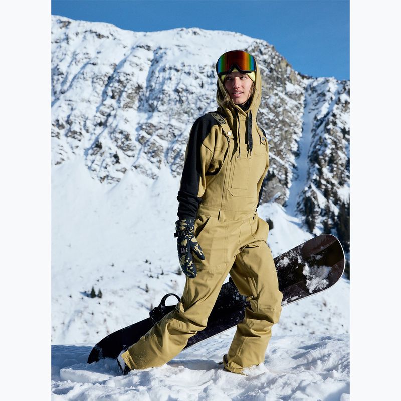 Women's snowboard trousers ROXY Rideout Bib fennel seed 10